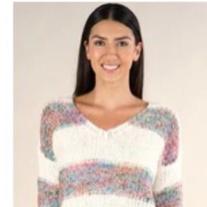 Lovestitch Allie Striped Sweater.      NWOT